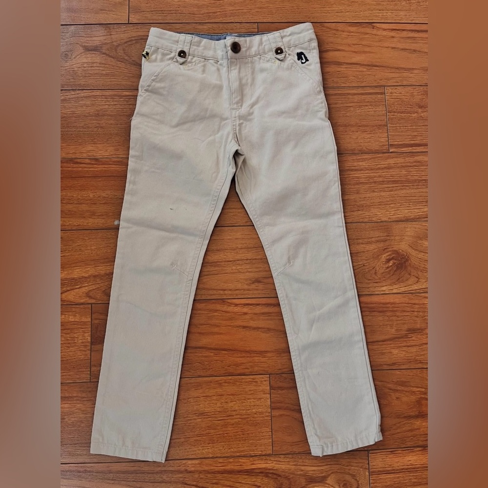 Sergent Major Casual and Versatile Beige Straight-Leg Pants. Neutral gender.